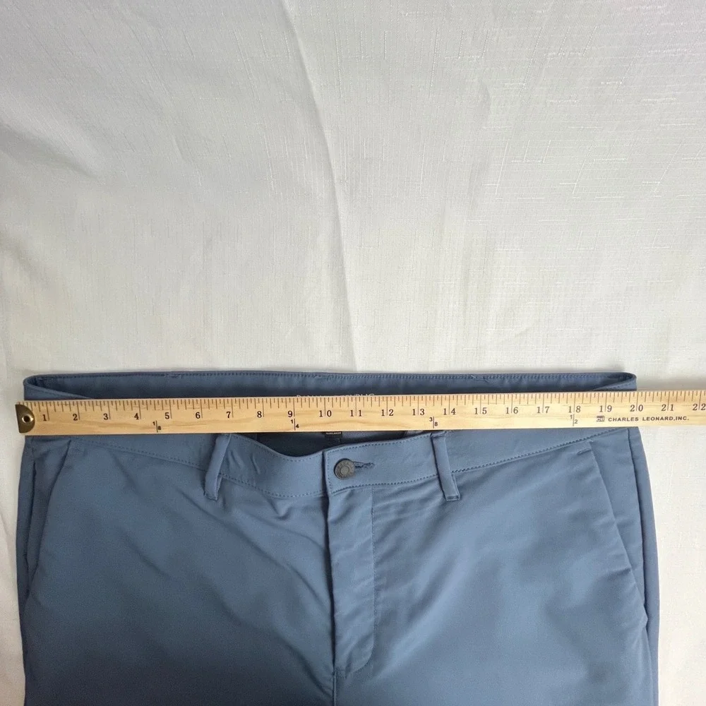 Banana Republic Golf Pants Men 40x29 Blue Gray Performance Active Trousers